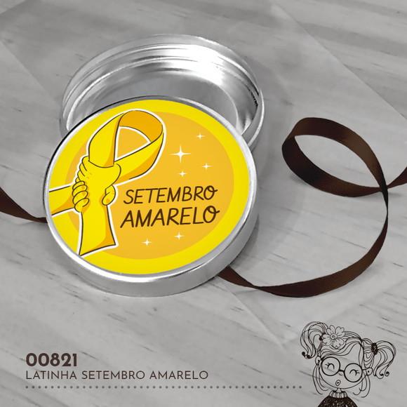 Latinha Adesivada Setembro Amarelo - 00821