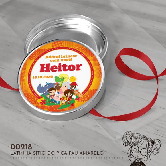 Latinha Adesivada Sítio do Pica Pau Amarelo - 00218