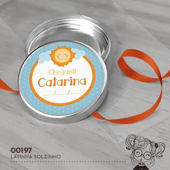 Latinha Adesivada Solzinho - 00197