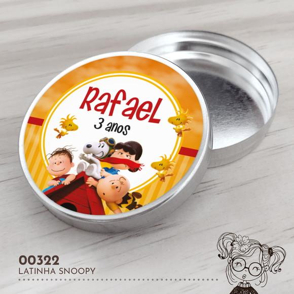 Latinha Adesivada Snoopy - 00322