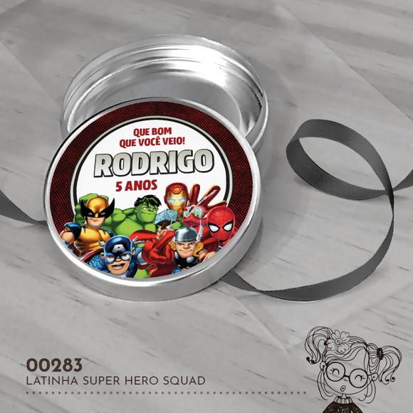 Latinha Adesivada Super Hero Squad - 00283