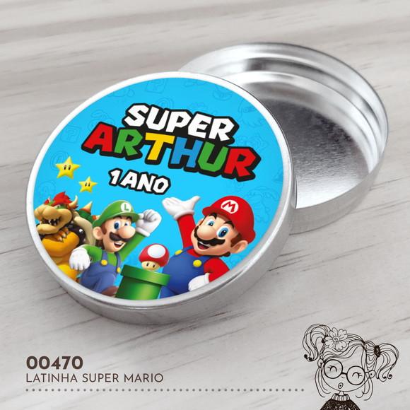 Latinha Adesivada Super Mario - 00470