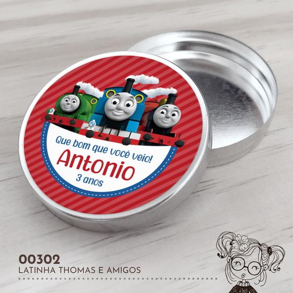 Latinha Adesivada Thomas e Amigos - 00302