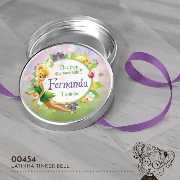 Latinha Adesivada Tinker Bell - 00454