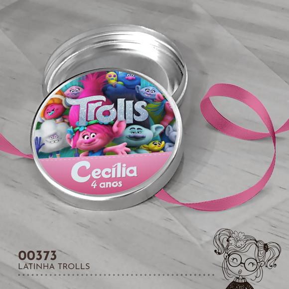 Latinha Adesivada Trolls - 00373