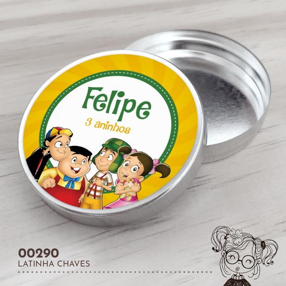 Latinha Adesivada Turma do Chaves - 00290