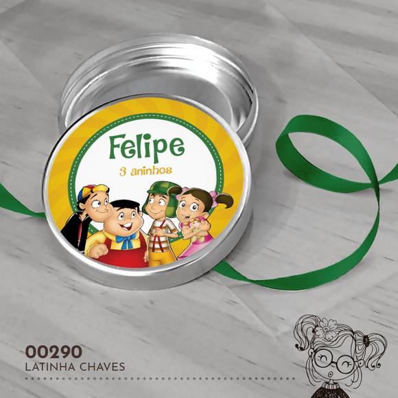 Latinha Adesivada Turma do Chaves - 00290