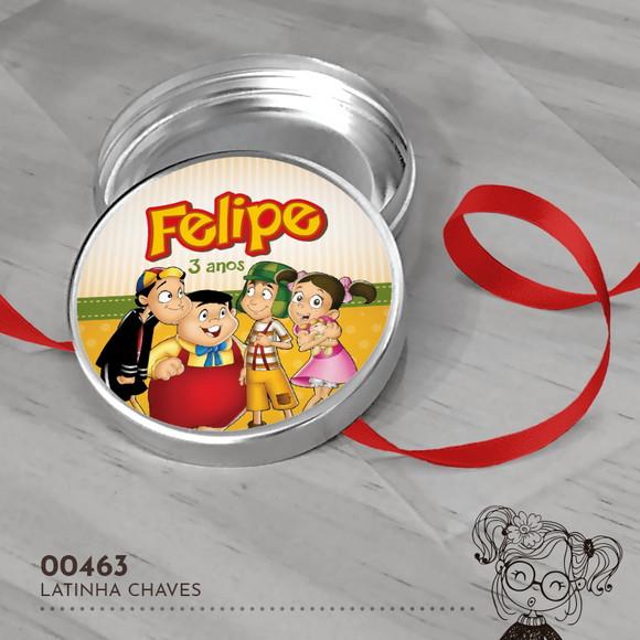 Latinha Adesivada Turma do Chaves - 00463