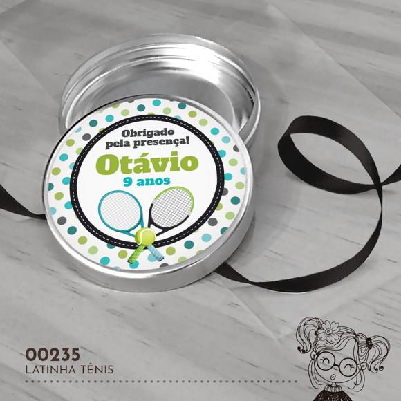 Latinha Adesivada Tênis - 00235