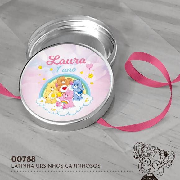 Latinha Adesivada Ursinhos Carinhosos -- 00788
