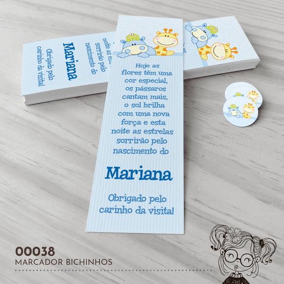 Marcador de Livro Bichinhos - 00038