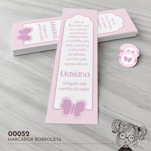 Marcador de Livro Borboleta - 00052