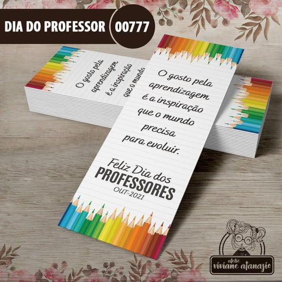 Marcador de Livro Dia dos Professores - 00777