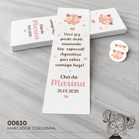 Marcador de Livro Corujinha - 00830