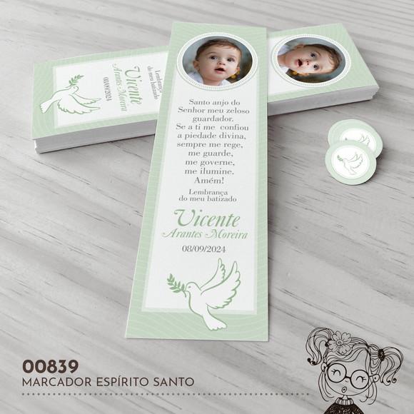Marcador de Livro Espírito Santo - 00839