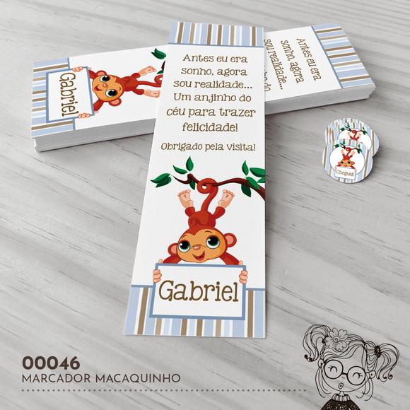 Marcador de Livro Macaquinho - 00046