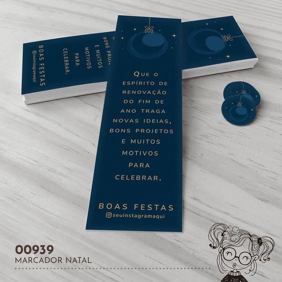 Marcador de Livro Natal - 00939