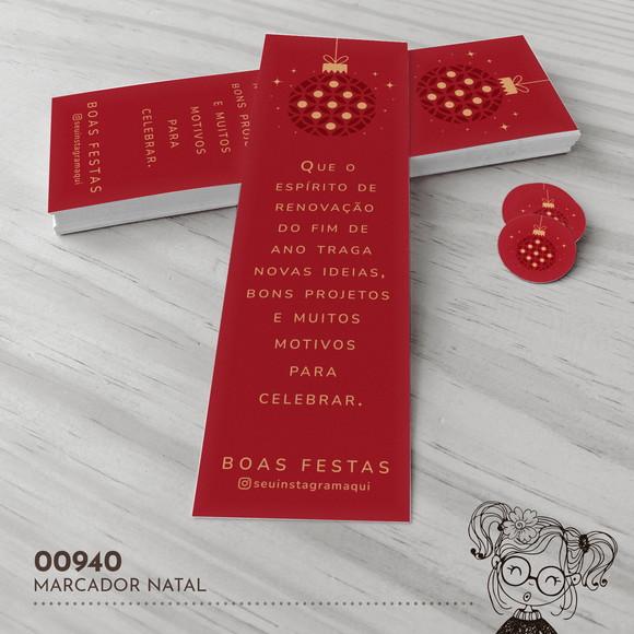 Marcador de Livro Natal - 00940
