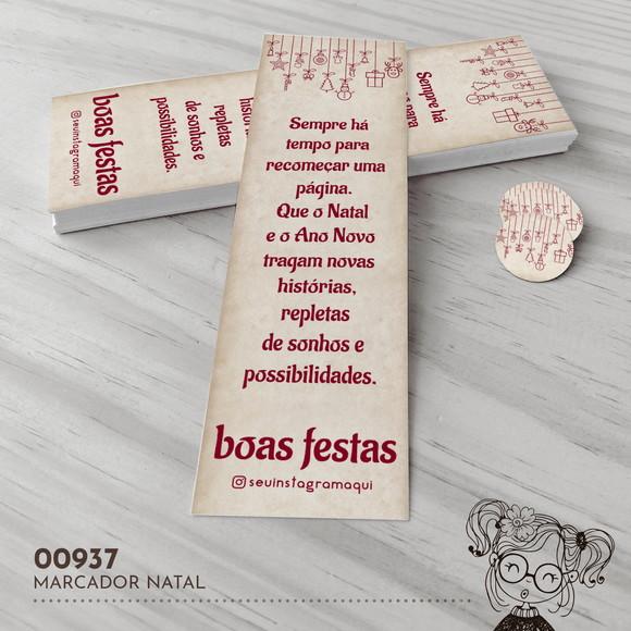 Marcador de Livro Natal - 00937