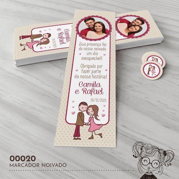 Marcador de Livro Noivado - 00020