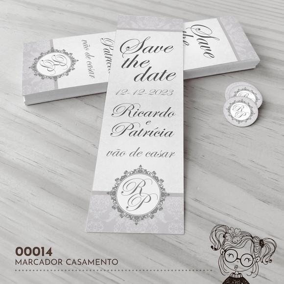 Marcador de Livro Save The Date - 00014