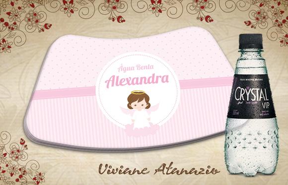 Rótulo Água Crystal Vip Anjinha - 00103