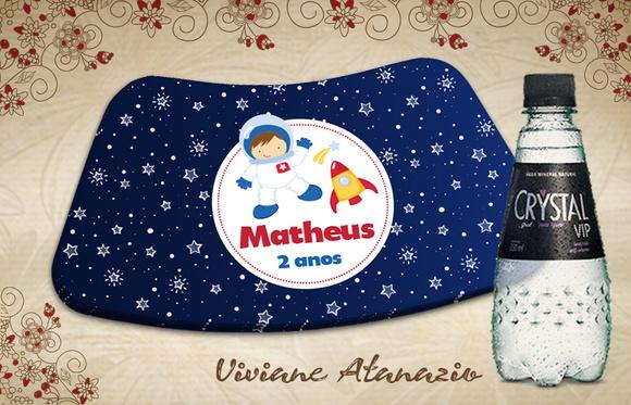 Rótulo Crystal Vip Astronauta - 00409