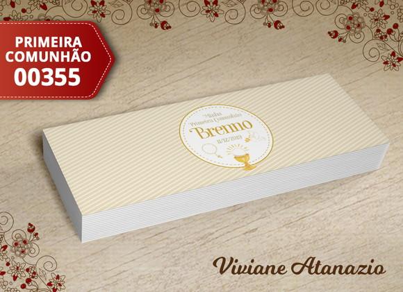Rótulo Potinho Primeira Comunhão - 00355