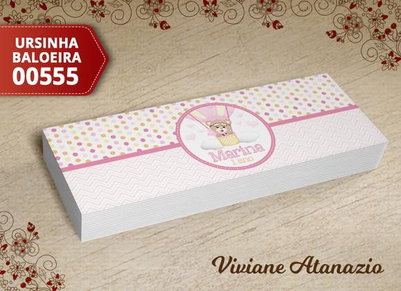 Rótulo Potinho Ursinha Baloeira - 00555