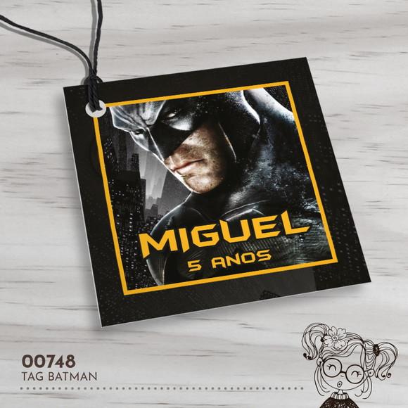 Tag Quadrada Batman - 00748