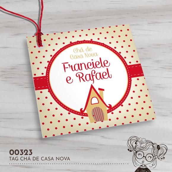 Tag Quadrada Chá de Casa Nova - 00323