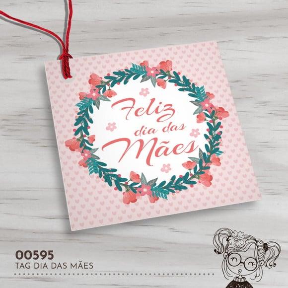 Tag Quadrada Dia das Mães - 00595