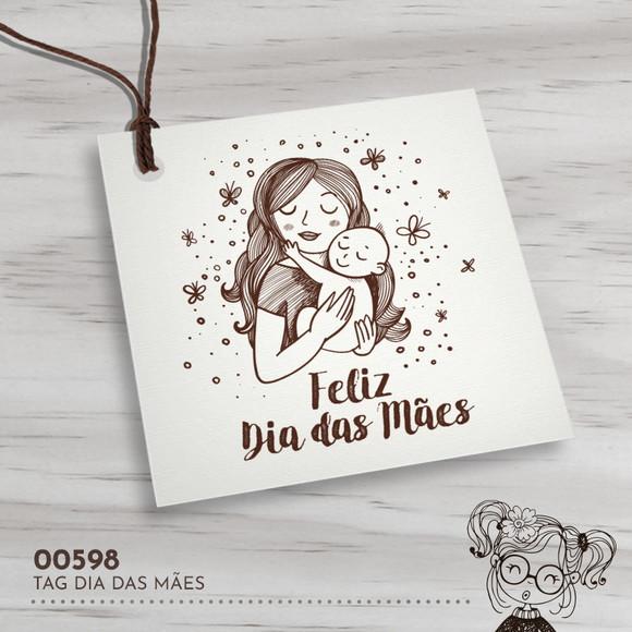 Tag Quadrada Dia das Mães - 00598