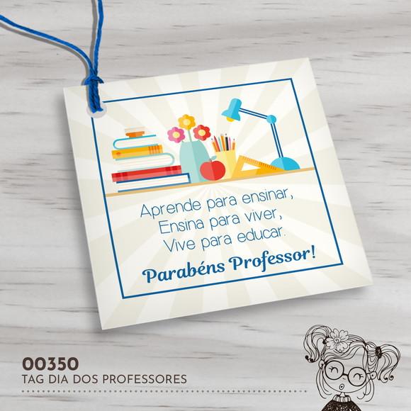 Tag Quadrada Dia dos Professores - 00350