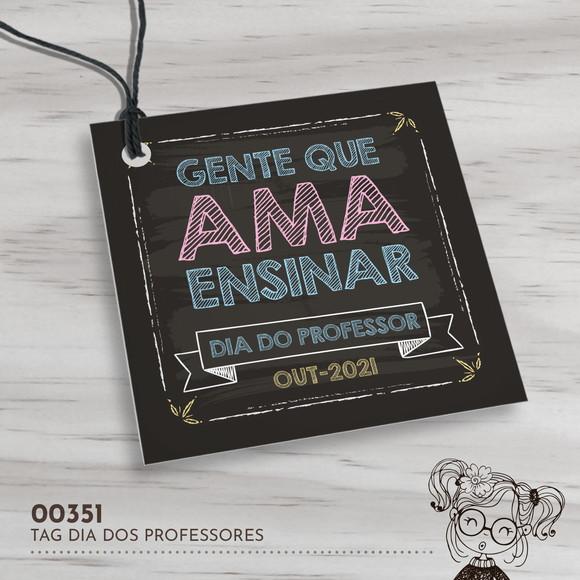 Tag Quadrada Dia dos Professores - 00351