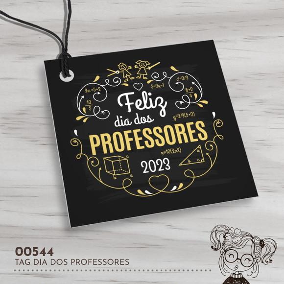 Tag Quadrada Dia dos Professores - 00544