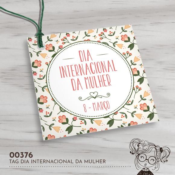 Tag Quadrada Dia Internacional da Mulher - 00376