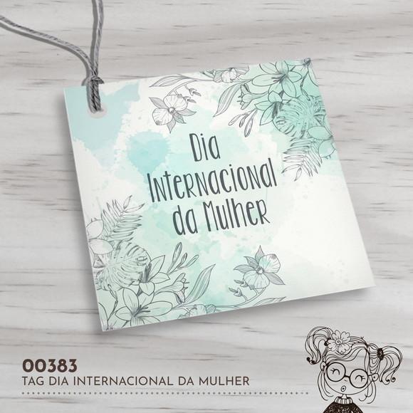 Tag Quadrada Dia Internacional da Mulher - 00383