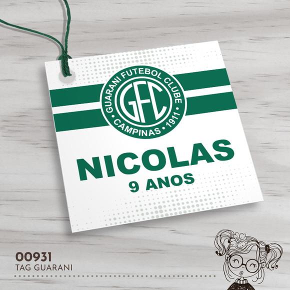 Tag Quadrada Guarani - 00931