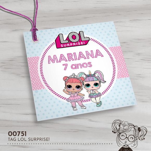 Tag Quadrada Lol Surprise - 00751