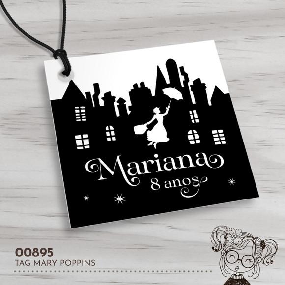 Tag Quadrada Mary Poppins - 00895