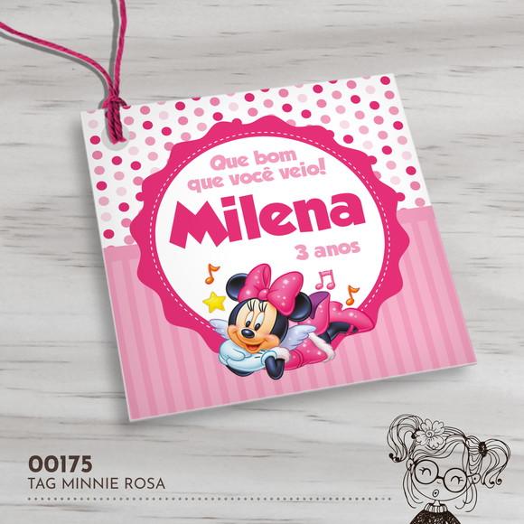 Tag Quadrada Minnie - 00175