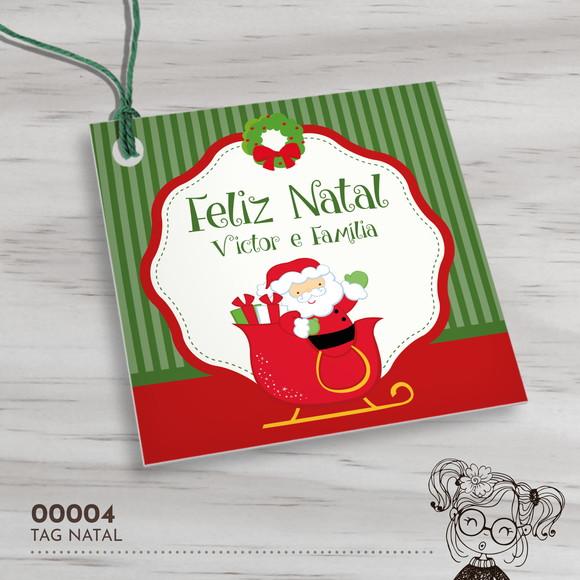Tag Quadrada Natal - 00004