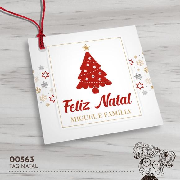 Tag Quadrada Natal - 00563