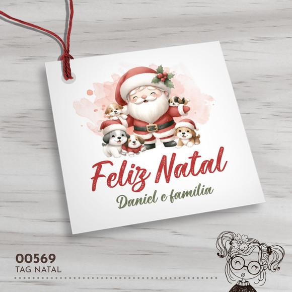 Tag Quadrada Natal - 00569