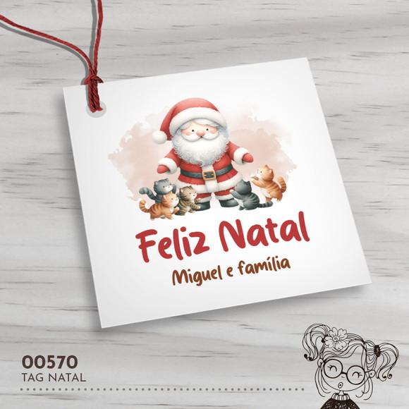 Tag Quadrada Natal - 00570