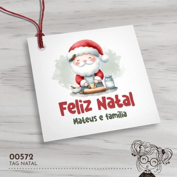 Tag Quadrada Natal - 00572