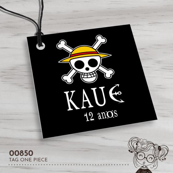 Tag Quadrada One Piece - 00850