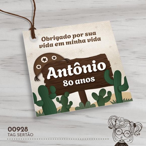 Tag Quadrada Sertão - 00928
