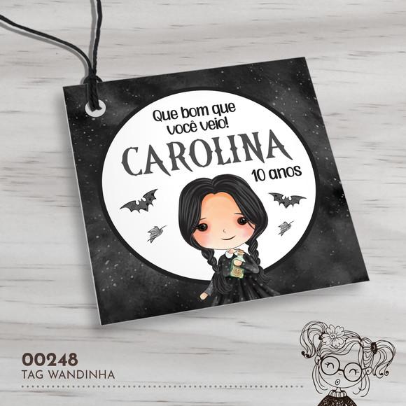 Tag Quadrada Wandinha - 00248